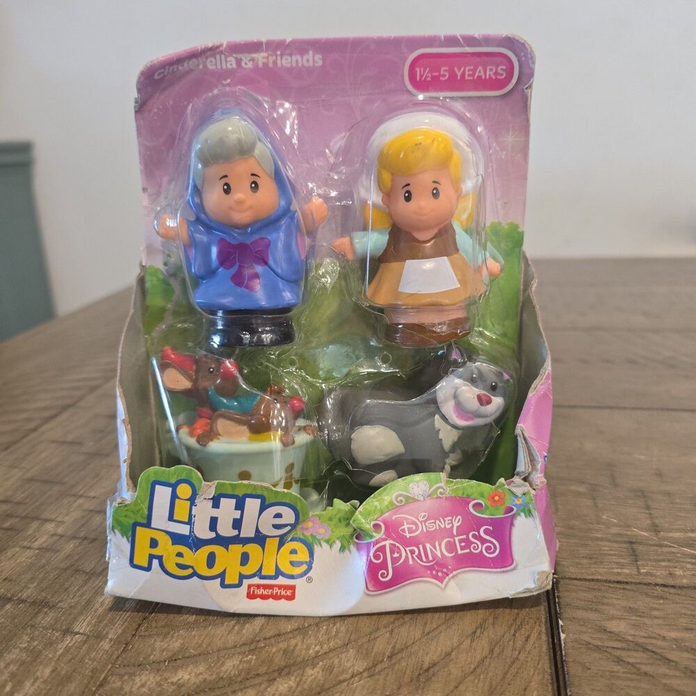 Fisher-Price Little People Disney Princess Cinderella & Friends Set 2015 READ